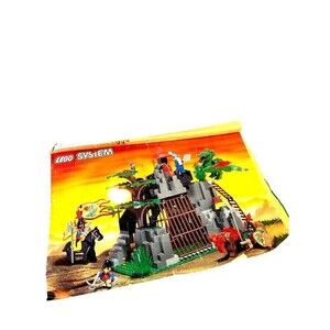 Vintage LEGO 6076 Dark Dragons Den Instruction Manual Only 1993